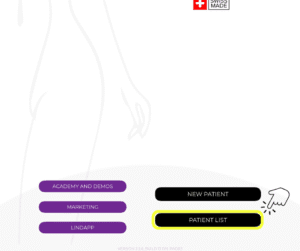 Escolha um caso existente na lista de pacientes do Arbrea Suite