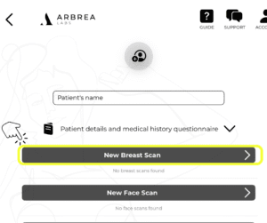 Adicionar nova caixa de mama no Arbrea Suite